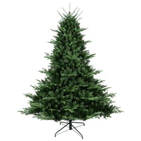 7.5ft Christmas Tree PE PVC Mixed Hinged Automatic Xmas Decoration Tree  Artificial Christmas Tree