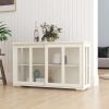 Kitchen Storage Cabinet,Sideboard Buffet Cupboard with Glass Door,Pantry Organizer, Freestanding Kitchen Cabinet,White