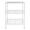 3-Tier Multipurpose Wire Shelving Rack, Chrome Color, 750lbs Load Capacity