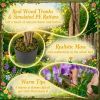 Set of 2 5.5 Ft Faux Wisteria Plant in Nursery Pot with Blooming Flowers Artificial Greenery for Home Decor