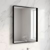 28"x36" Bathroom Wall Mounted Mirror Vanity Rectangular Mirror with Deep Frame, Black