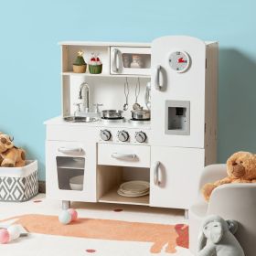TY327903
Vintage Play Kitchen Pretend Kids Cooking Playset Toys with Water Dispense