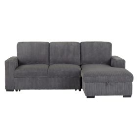 Melody Grey Sectional Without Pullout