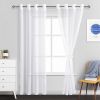 White Sheer Curtains Ã¢â‚¬â€œ 84 Inches Long