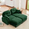 Cloud Sectional Couches,Premium Chenille Fabric Paired With Soft Throw Pillows