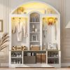 Multi-functional wardrobe/entrance wardrobe, equipped with shoe racks