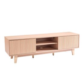TV Stand, Boho Entertainment Center for TVs up to 59 in, 350 lbs Load Capacity