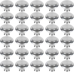 30 Packs Kitchen Cabinet Knobs Brushed Nickel Silver-Pull Hardware Handle,Drawer knobs for Kitchen Cupboard Door