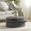 MODERNESQUE ROTATING COFFEE TABLE-Matte Black