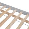 Twin Bed with Trundle, Platform Bed Frame with Headboard and Footboard, for Bedroom Small Living Space,No Box Spring Needed,Grey(New SKU:W504P148530)