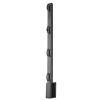 Fence Post Extender, 8 Packs 23.8 in Barbed Wire Arm, Sturdy Steel Fence Height Extender, Flat or Surface Mounted Barbed Wire Extension Arms