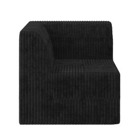 Corner sofa Compressed Sectional Sofa Modern Minimalist Style Corduroy Couch, Sleeper Sofa for Living Room, Bedroom