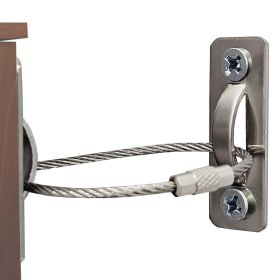 6 Sets Anti Tip Furniture Anchors for Baby Proofing, Earthquake Straps, Furniture Secure to Wall Anchors, Childproof and Home Safety