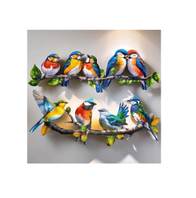 2025 New Metal Birds Outdoor Wall Art Decor