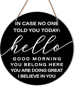 High Middle School Wall Sign - Inspirational Classroom Decor, Motivational Teacher Hanging Decoration