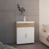 Ubly Shoe Rack, 3 Doors, 4 Shelves, 4 Legs