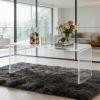 39" Long Rectangle Tea Table Coffee Table