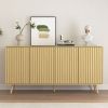 Sideboard Buffet Cabinet with Storage, Long Sideboard Storage Cabinet with 4 Doors