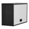 Metal Wall Cabinet, 27.56W x 12.01D x 19.69H Inch, Floating Garage Tool Cabinet with Up-Flip Door and Shelf, 240 lbs Load Capacity, Fit for Garage