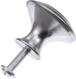 30 Pack Kitchen Cabinet Knobs - Round Silver Drawer, Dresser & Cabinet Pull Handles, Durable Hardware for Kitchen, Bathroom, Furniture (1.06 Inch)