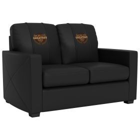 Silver Loveseat with World's Greatest Dad Logo Panel