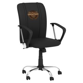 Curve Task Chair with World's Greatest Dad Logo Panel
