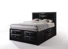 Ireland Black Finish Full Bed W/Storage