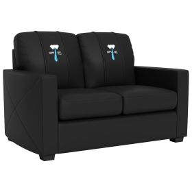 Silver Loveseat with Father's Day Tie Logo Panel