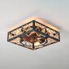 Ceiling Fan with Lights Dimmable LED