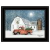 "Wintry Weather" by Billy Jacobs, Ready to Hang Framed Print, Black Frame