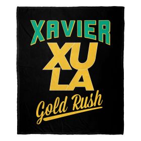 Xavier of Louisiana OFFICIAL NCAA "Alumni" Silk Touch Throw Blanket; 50" x 60"