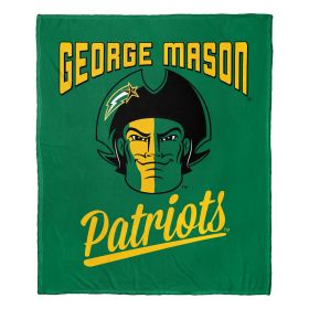 George Mason OFFICIAL NCAA "Alumni" Silk Touch Throw Blanket; 50" x 60"