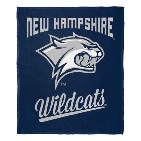 New Hampshire Wildcats OFFICIAL NCAA "Alumni" Silk Touch Throw Blanket; 50" x 60"