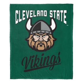 Cleveland State OFFICIAL NCAA "Alumni" Silk Touch Throw Blanket; 50" x 60"