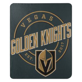 Golden Knights OFFICIAL NHL "Campaign" Fleece Throw Blanket; 50" x 60"