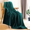 SOGA 2X Dark Green Throw Blanket Warm & Bed Sofa Comforter