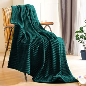 SOGA 2X Dark Green Throw Blanket Warm & Bed Sofa Comforter