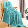 SOGA 2X Sky Blue Throw Blanket & Bed Sofa Comforter