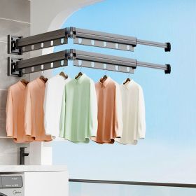 SOGA 2-Pack 127.5cm Wall-Mounted Clothing Dry Racks