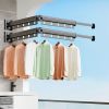 SOGA 2X 93.2cm Wall-Mounted Clothing Dry Rack