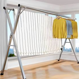 SOGA 2X  2m Portable Standing Clothes Drying Rack Foldable