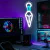 1pc Stylish Neon LED Wall Lamp - USB Powered, Innovative Art Decor Night Light - Perfect For Bedrooms, Homes, Bars, Cafes, Parties, Christmas