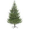 HOMCOM 6ft Artificial Christmas Tree, Sparse Realistic Cedar Tree with 1933 Tips, Easy Assembly, Hinged Xmas Tree for Home Office Holiday, Green