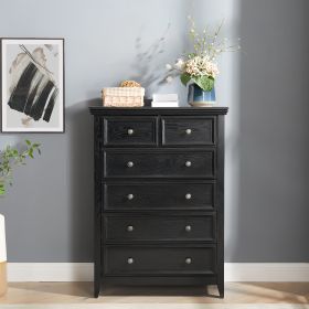 Modern 6 Drawers Dresser 6 Drawers Cabinet,Chest of Drawers Closet Organizers and Storage Clothes Storage Drawers Cabinet for Living Room