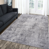 MARFI Collection 5.3X7.6 Light Grey / Abstract Area Rug Modern, Contemporary, Non-Shedding & Easy to Clean, Ideal for Living Room, Bedroom