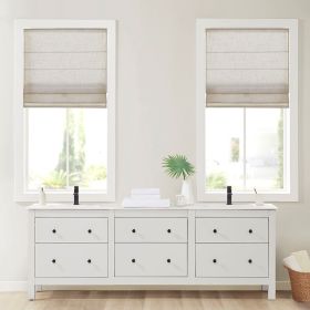 Light Filtering Cordless Roman Shade Natural 35x64"