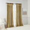 Twist Tab Lined Window Curtain Panel Bronze 50x120"