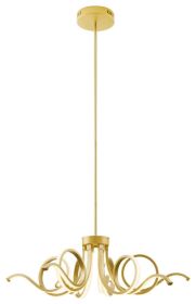 Magnolia Adjustable Chandelier Integrated LED, Dimmable, Gold