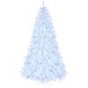 7ft 1346 Branches Automatic Tree Structure PVC Material 500 Lights Cool Color 8 Modes Christmas Tree White