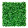 Artificial Boxwood Panel UV 6pcs Boxwood Hedge Wall Panels, Artificial Grass Backdrop Wall 20" X 20" 4 cm Green Grass Wall